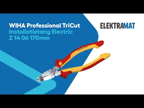 Miniatuur van Wiha professional TriCut Installatietang Electric Z 14 06 170mm (38552)