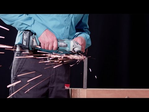 Miniatuur van Makita accu haakse slijper 125mm 18V basic body (DGA504Z)