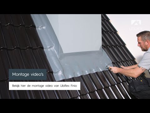 Miniatuur van Ubbink ubiflex finio loodvervanger vulkaniserend met dubbele kleeflaag 300mm x 5 meter - zwart (0535203)