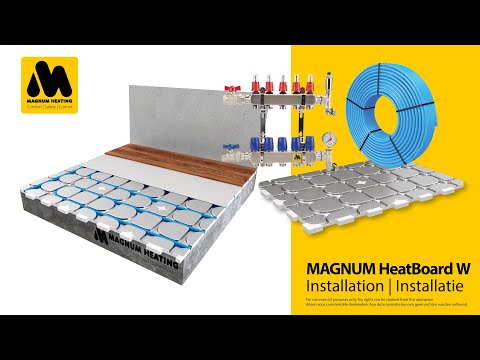 MAGNUM universele vloerverwarmingsbuis 5-laags PE-RT 10x1.3mm KOMO - rol van 80 meter (W10080)