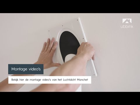 Miniatuur van Ubbink luchtdicht doorvoermanchet Ø150-186mm 0 graden - wit (0188450)