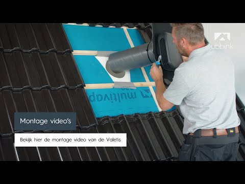 Ubbink Valetis geisoleerde dakdoorvoer 15-67 graden 160-150mm (0172087)