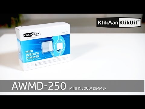 Miniatuur van KLIKAANKLIKUIT mini-inbouwdimmer 250W - AWMD-250 (70096)