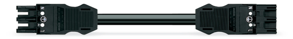 Miniatuur van Wago 771-9993/016-101 KABEL MALE-FEMALE 1M 3X1.5MM2