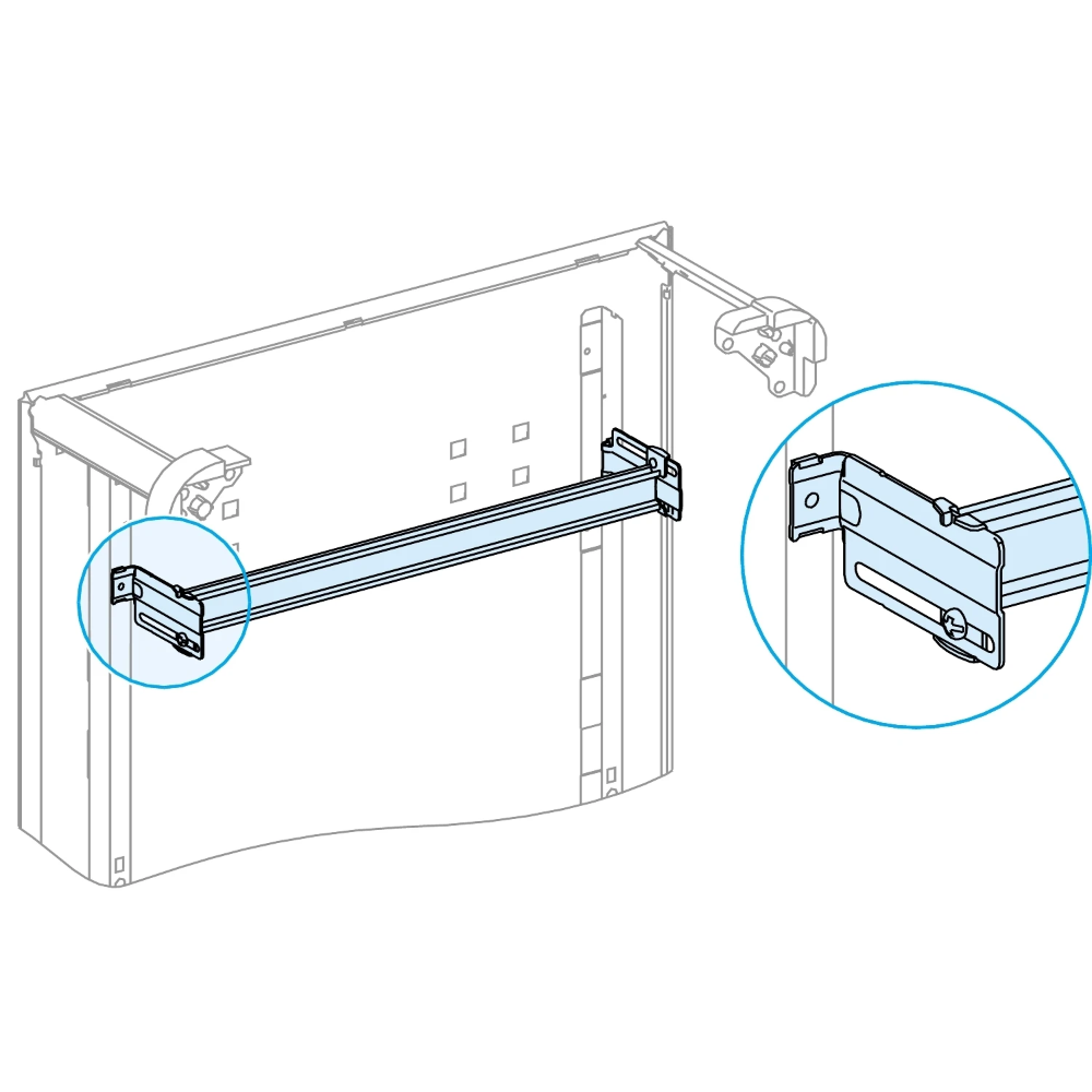 Miniatuur van Schneider Electric PRISMA G B600 INSTELBARE RAIL MOD.APP.