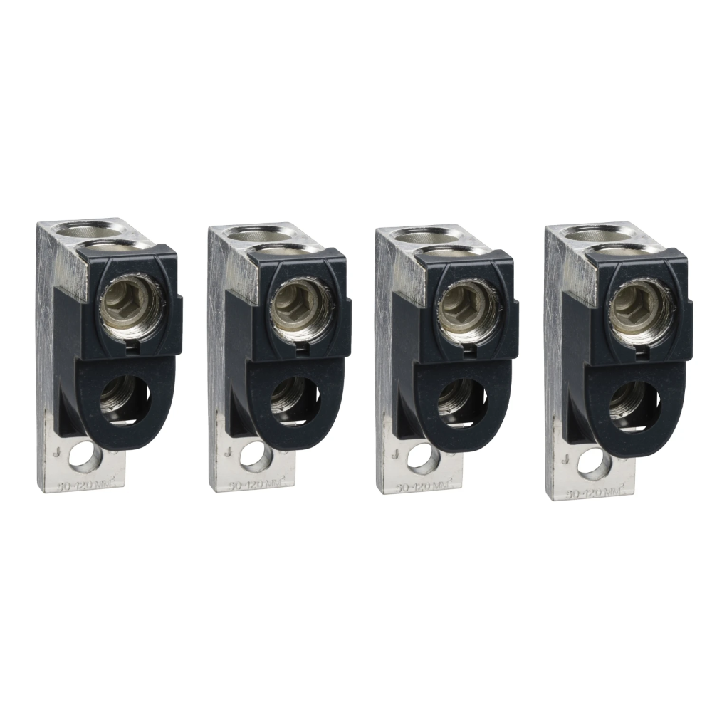 Miniatuur van Schneider Electric ComPacT - Klemmen (AL) 2 kabels 35-240 mm2 - Set van 4