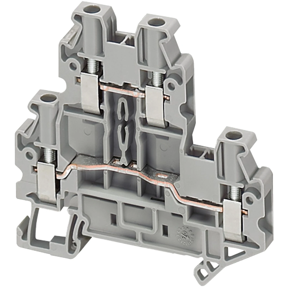 Miniatuur van Schneider Electric Linergy - Doorvoer klemmenblok - 2,5mm² - 24A - Dubbel niveau - Schroe