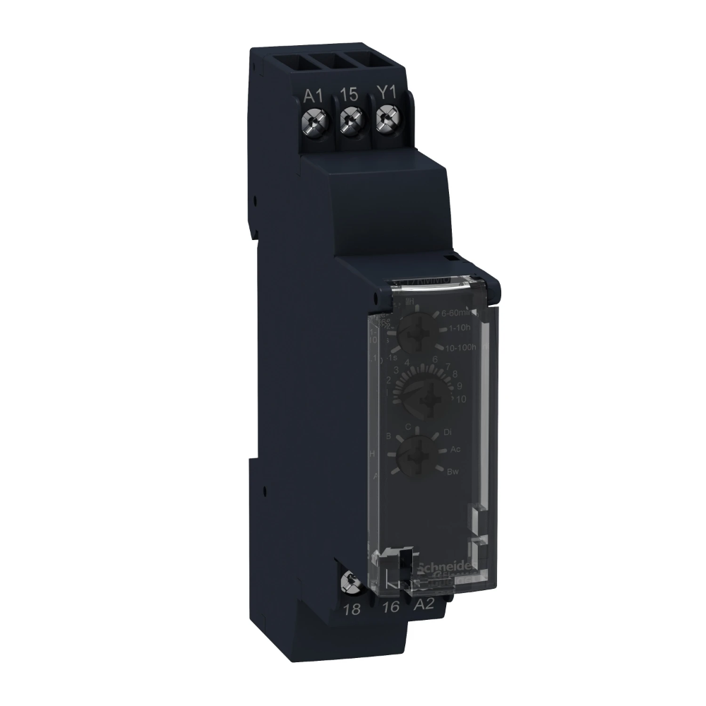 Miniatuur van Schneider Electric Harmony - Multifunctioneel tijdrelais - 1s-100h - 24-240V AC - 1OC