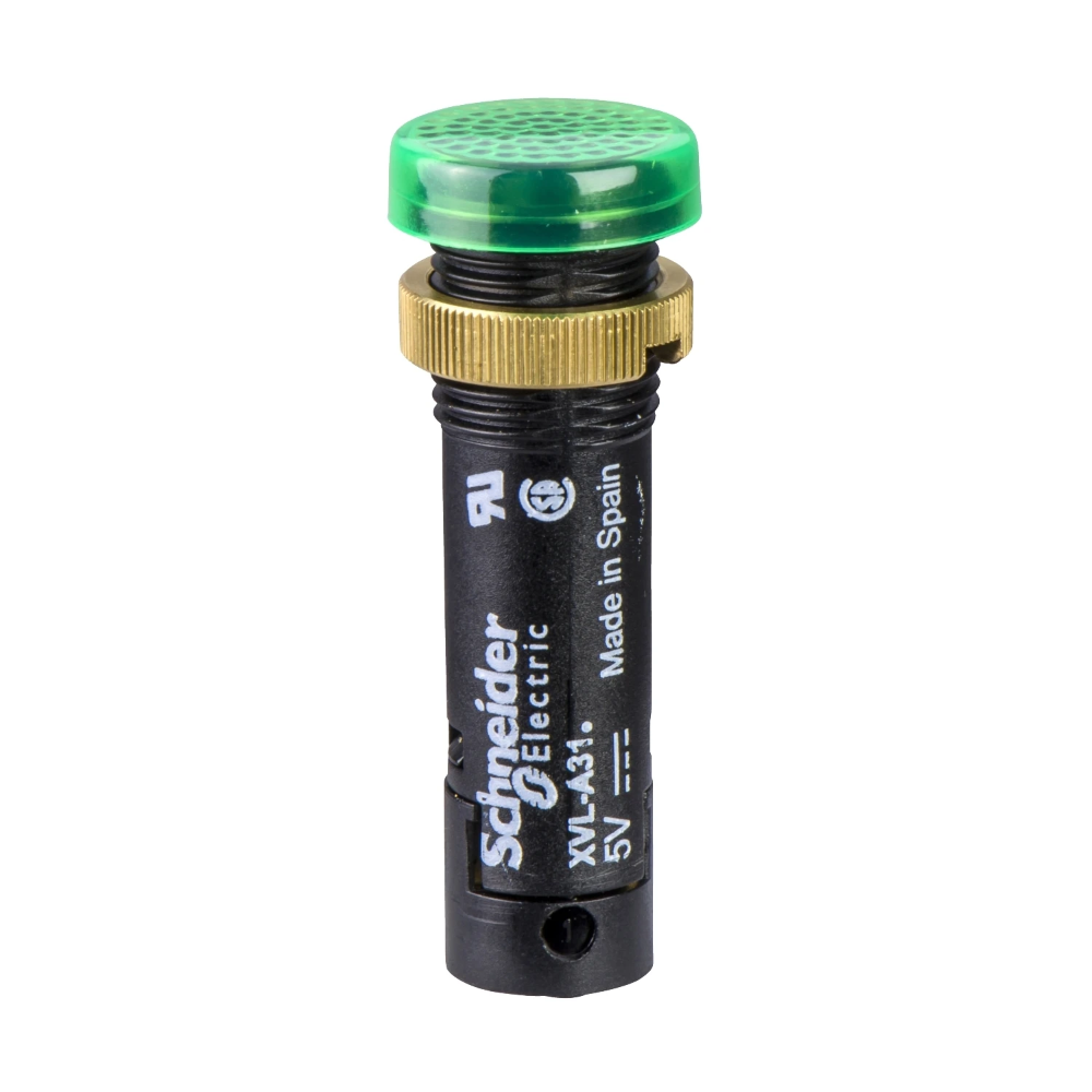 Miniatuur van Schneider Electric signaallamp - Rond - Ø12 - IP40 - groen ingebouwde LED- 24Vklemmen