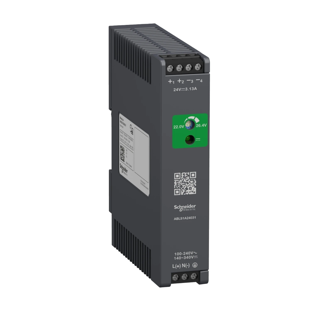 Miniatuur van Schneider Electric Regulated Power Supply, 100-240V AC, 24V 3.1 A, single phase, Optimize