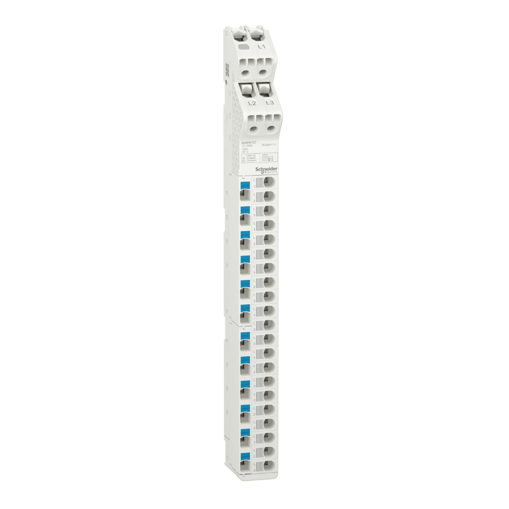 Miniatuur van Schneider Electric Acti9 VDIS, Verticaal distributieblok, 3P+N, 125A, 250/440V, 33 distri