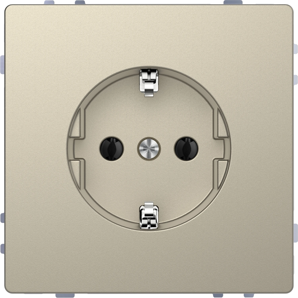 Miniatuur van Merten by Schneider Electric stopcontact met randaarde - Systeem-D sahara (MEG2301-6033)