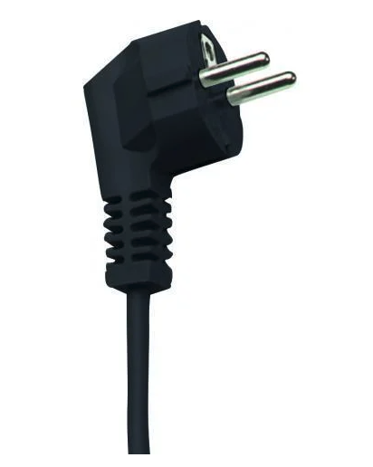 Miniatuur van HK / HAKA netsnoer met schuko stekker 3x0.75mm2 5 meter  zwart (517400011)