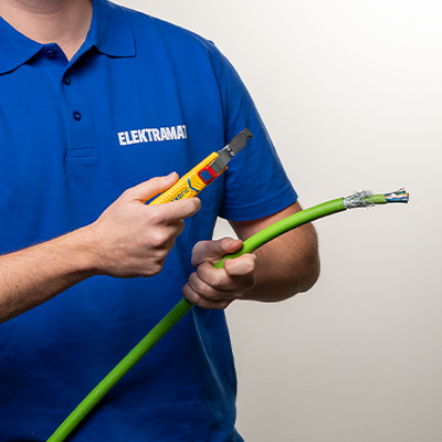 Hoe moet je een grondkabel strippen?